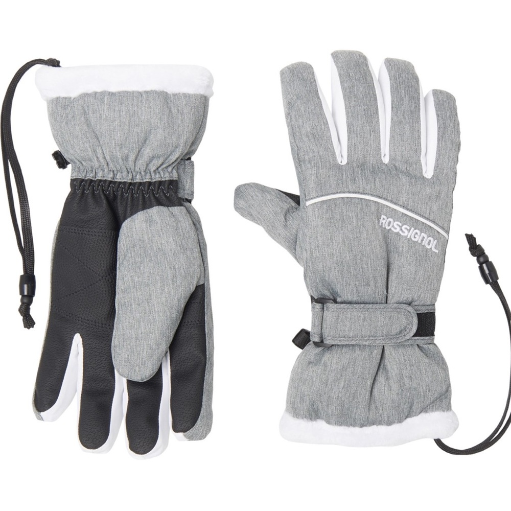 New! 🇫🇷🏔️⛷️Rossignol Waterproof Faux-Fur Cuff Ski Gloves size M